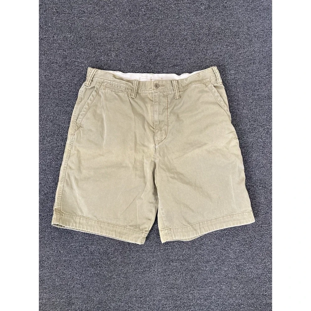 Polo Ralph Lauren Relaxed‎ Fit Twill Shorts Khaki Men's 33 Preppy Pony Pockets